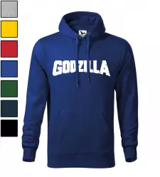 Pánská mikina s nápisem Godzilla