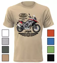 Pánské tričko s motorkou Jawa RVM 500