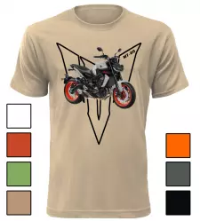 Pánské tričko s motorkou Yamaha MT-09