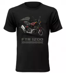 Pánské tričko s motorkou Indian FTR 1200