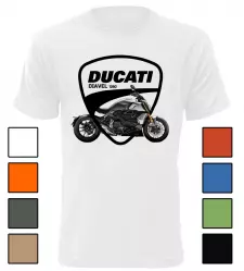 Pánské tričko s motorkou Ducati Diavel