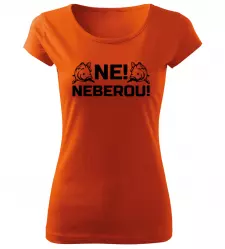 Dámské rybářské tričko Neberou oranžové