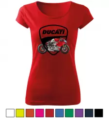 Dámské tričko s motorkou Ducati Panigale