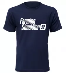 Herní tričko Farming Simulator 22 navy
