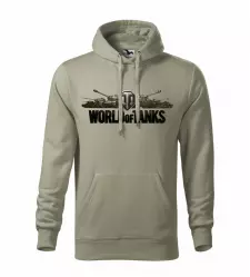 Pánská mikina pro hráče World of Tanks světlá khaki