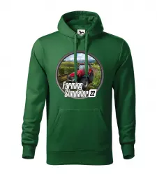 Pánská mikina Farming Simulator 22 cape zelená