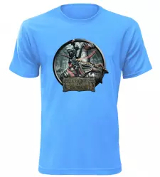 Tričko pro hráče Legends of Eisenwald azurové