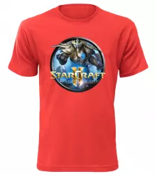 Tričko pro hráče Starcraft 2 Legacy červené