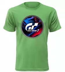 Herní tričko Gran Turismo 7 zelené