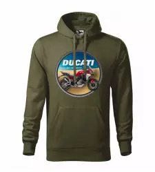 Pánská motorkářská mikina Ducati Multistrada V4 military
