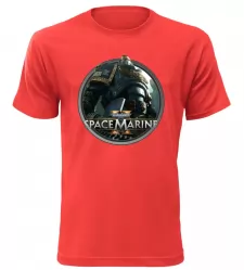Herní tričko Warhammer 40000 Space Marine 2 červené