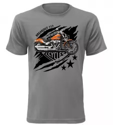 Pánské tričko Harley Davidson BREAKOUT 117 šedé