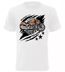 Pánské tričko Harley Davidson BREAKOUT 117 bílé