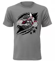 Pánské tričko Harley Davidson ELECTRA GLIDE HIGHWAY KING šedé