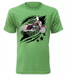 Pánské tričko Harley Davidson ELECTRA GLIDE HIGHWAY KING zelené