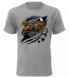 Pánské tričko Harley Davidson Road Glide Limited melírové