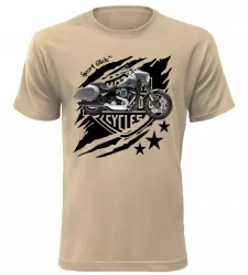 Pánské tričko Harley Davidson Sport Glide pískové