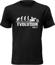 Pánské tričko Evolution Harley černé