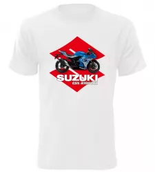 Pánské tričko s motorkou Suzuki GSX-R1000RZ bílé