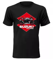 Pánské tričko s motorkou Suzuki GSX-R1000 černé