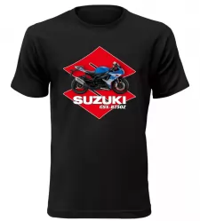 Pánské tričko s motorkou Suzuki GSX-R750Z černé 