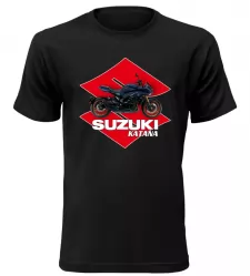 Pánské tričko s motorkou Suzuki KATANA černé