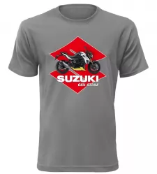 Pánské tričko s motorkou Suzuki GSX-S750Z šedé