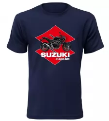 Pánské tričko s motorkou Suzuki SV650 ABS navy