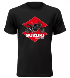 Pánské tričko s motorkou Suzuki SV650 ABS černé