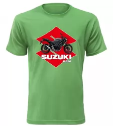 Pánské tričko Suzuki SV650 zelené