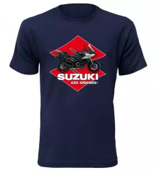 Pánské tričko s motorkou Suzuki GSX-S1000GX+ navy