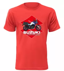 Pánské tričko Suzuki V-Storm 1050DE Adventure červené
