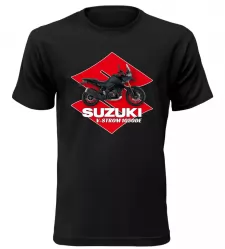 Pánské tričko s motorkou Suzuki V-Storm 1050DE černé