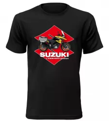 Pánské tričko Suzuki V-Storm 1050XT Adventure černé