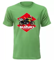 Pánské tričko Suzuki V-Storm 1050XT Adventure zelené