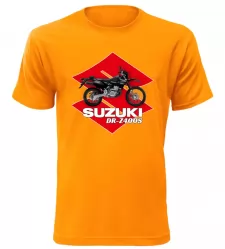 Pánské tričko s motorkou Suzuki DR-Z400S oranžové
