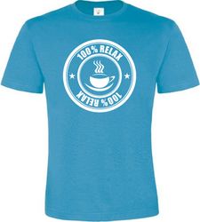 100% Relax Coffee atoll tričko