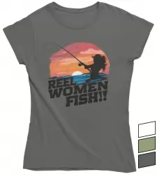 Dámské rybářské tričko Reel Women Fish