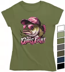 Dámské rybářské tričko Reel Girls Fish