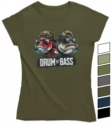 Dámské rybářské tričko Drum n Bass