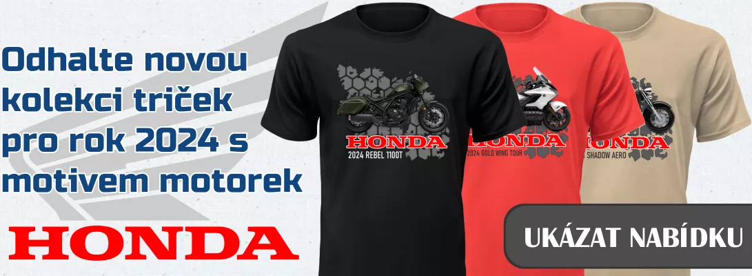 Nová kolekce triček s motivem motorek HONDA pro rok 2024. Prozkoumejte naši originální nabídku.