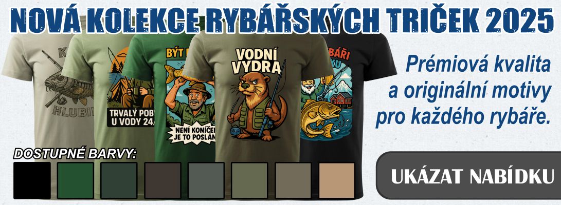 SEZÓNA 2025 JE TADY - Objevte novou kolekci pánských rybářských triček v exkluzivních barvách a designech.