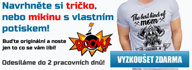 Vyzkoušejte si navrknout vlastní potisk na náš textil.